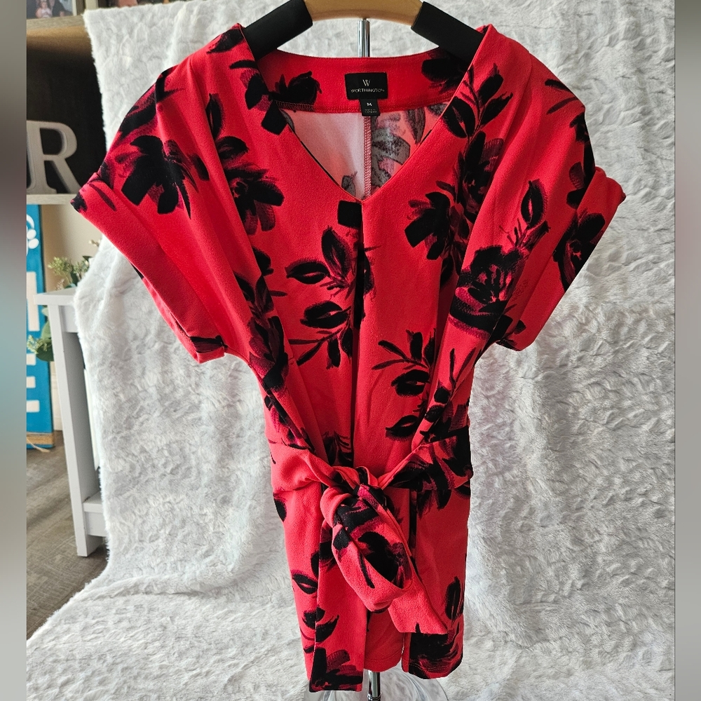 🦄 3 for $15 Worthington short sleeved dress top